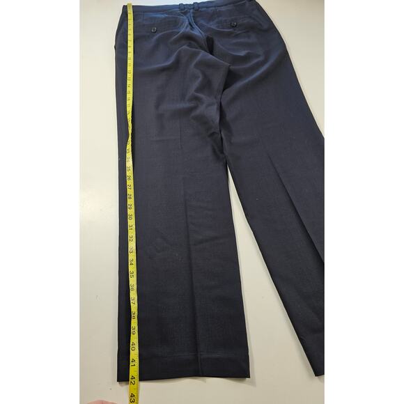 Hugo Boss size 36 dark navy 100% wool dress pants flat front EUC vintage chuck U - Picture 6 of 10